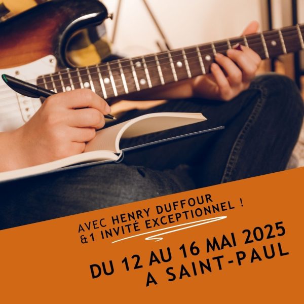 Stages vacances Mai 2025  :  écriture et chant