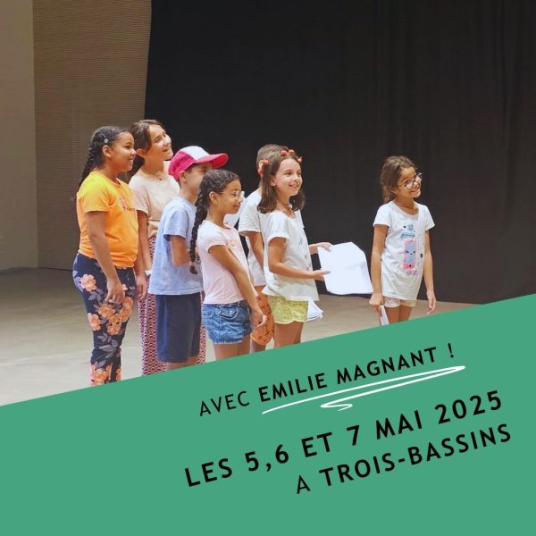 Stage vacances Mai 2025 : théâtre (COMPLET)