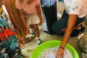 Papiers recyclés avec Cycléa pour les maternelles