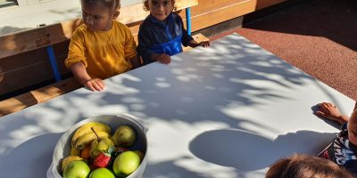 Les TPS de Ravine Daniel découvrent les fruits  au goûter