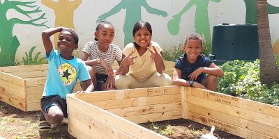 Nos jardinières à l’école.