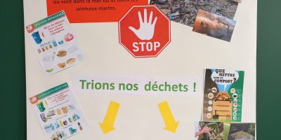 Notre action de sensibilisation au problème des déchets – CE2