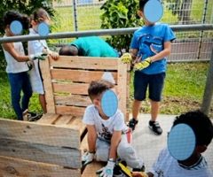 Construction de jardinières
