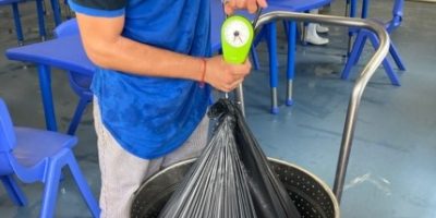 Les déchets de la cantine !