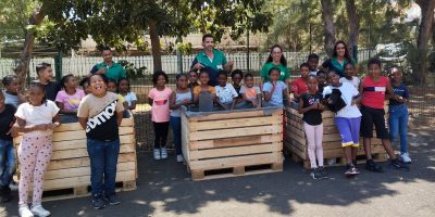 De nouvelles jardinières dans l’école
