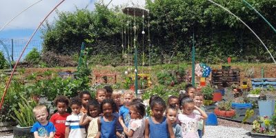 Jardin et lombricomposteur : nos petites mains au travail