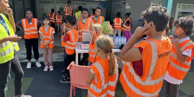 Visite du centre de tri des déchets