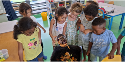 Les petites mains vertes nourrissent les vers !