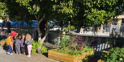 Du goûter au potager, le tri des déchets.