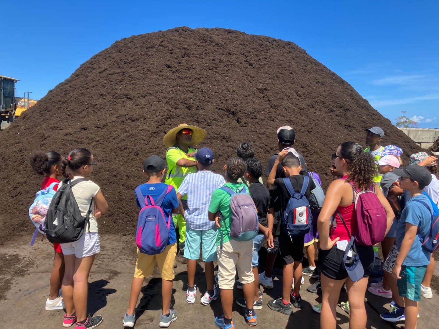 Sortie plateforme compostage et station de transit