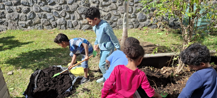 On trie et on jardine en grande section !