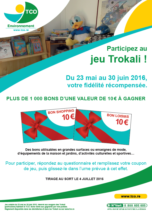 Affiche Jeu trokali 2016 (BD)