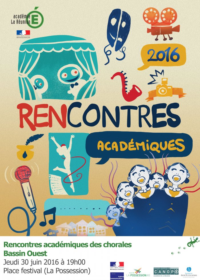 Rencontres academiques des chorales a La Possession