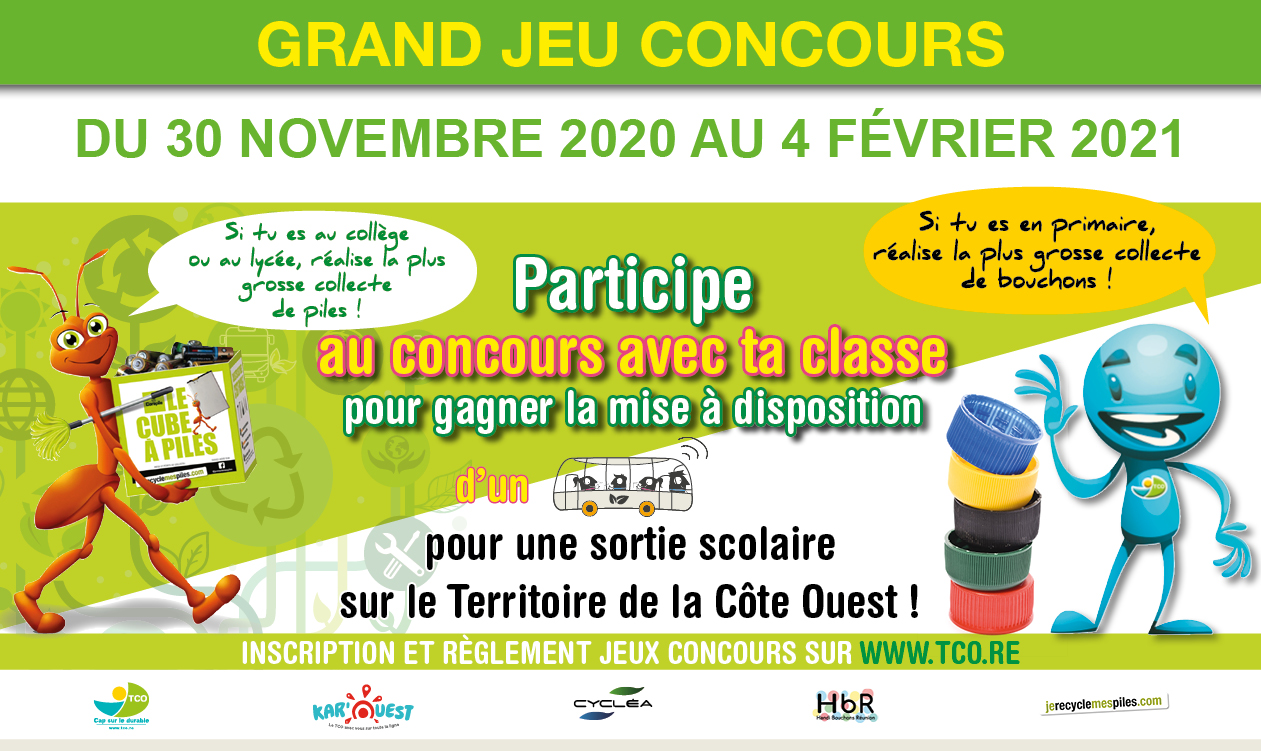 Grand jeu concours piles et bouchons jusqu'au 6 février 2020