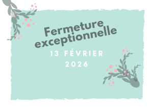 Fermeture exceptionnelle au public, ce vendredi 13 février 2026